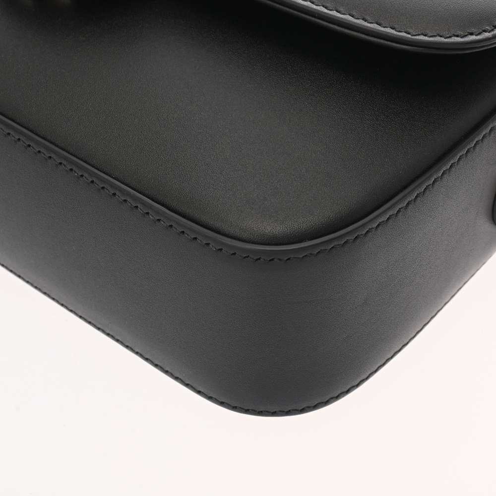 Gucci Bag GG Double Black Shoulder Leather - Picture 6 of 10